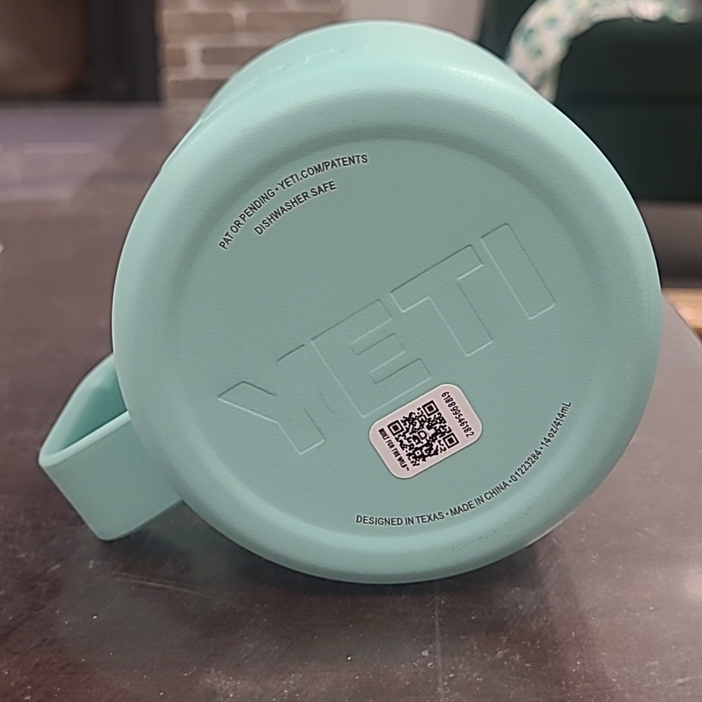 Yeti seafoam Rambler mug with handle 14 oz - Picture 5 of 7